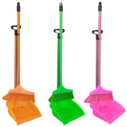 Standing Dustpan & Brush Sweeper Set