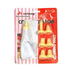 infeng Cake Icing Bag with 7 Nozzles
