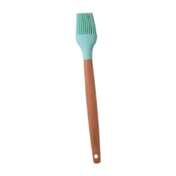 Silicone Brush With Wood Hand