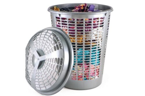 Grey Laundry Basket For Cloths